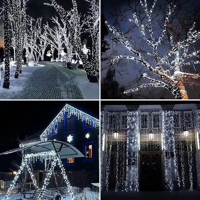 Dailyart Solar String Lights Outdoor, 82ft Cool White Solar String Lights 200 Led Solar Fairy Lights for Outside Waterproof 8 Lighting Mode Solar Lights for Outside,Garden,Courtyards,Trees by GreenHaven Gardens