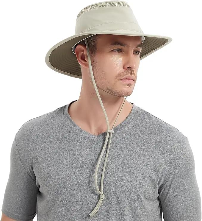 Cimarron Wide Brim Safari Sun Hat for Women & Men – UPF 50+ Outdoor Fishing Hat | Hiking, Running Travel Sun Protection Hat by GreenHaven Gardens