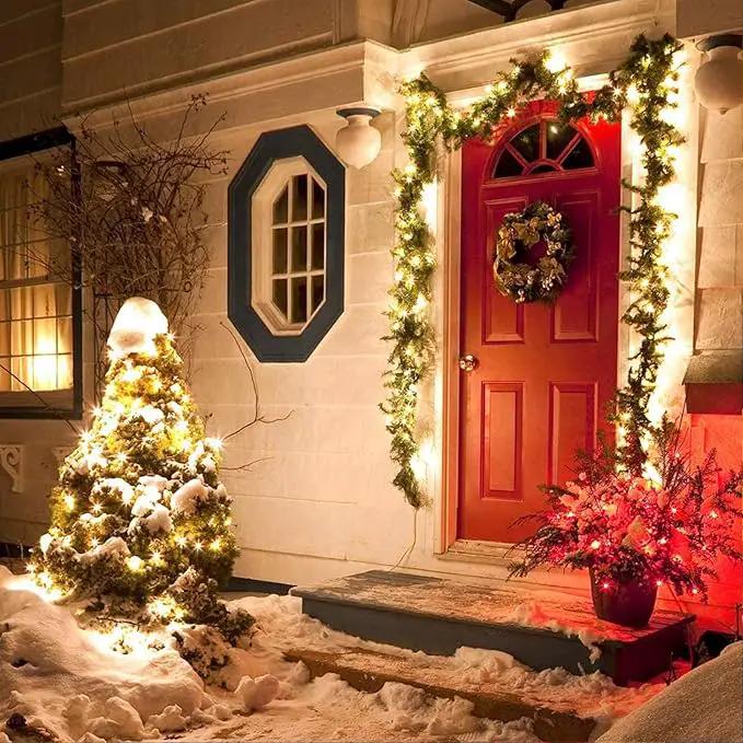 RUICHEN Warm White Dimmable Fairy Lights Plug in, Super Long 165 Ft 500 LED Twinkle String Lights with Remote, Waterproof Silver Wire Firefly Lights for Christmas Wedding Party Bedroom Patio Garden by GreenHaven Gardens