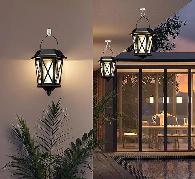 Ceiling Hooks for Hanging Plants 2.5in 2Pack Metal Plant Bracket Iron Wall Mount Lanterns Hangers for Hanging Bird Feeders, Lanterns, Wind Chimes, Planters, Outdoor Decoration Hooks by GreenHaven Gardens