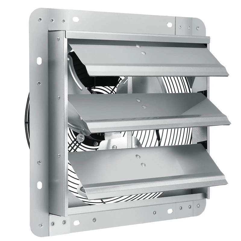 12" Shutter Exhaust Fan, High-Speed 1000 CFM by HouseOfZazla