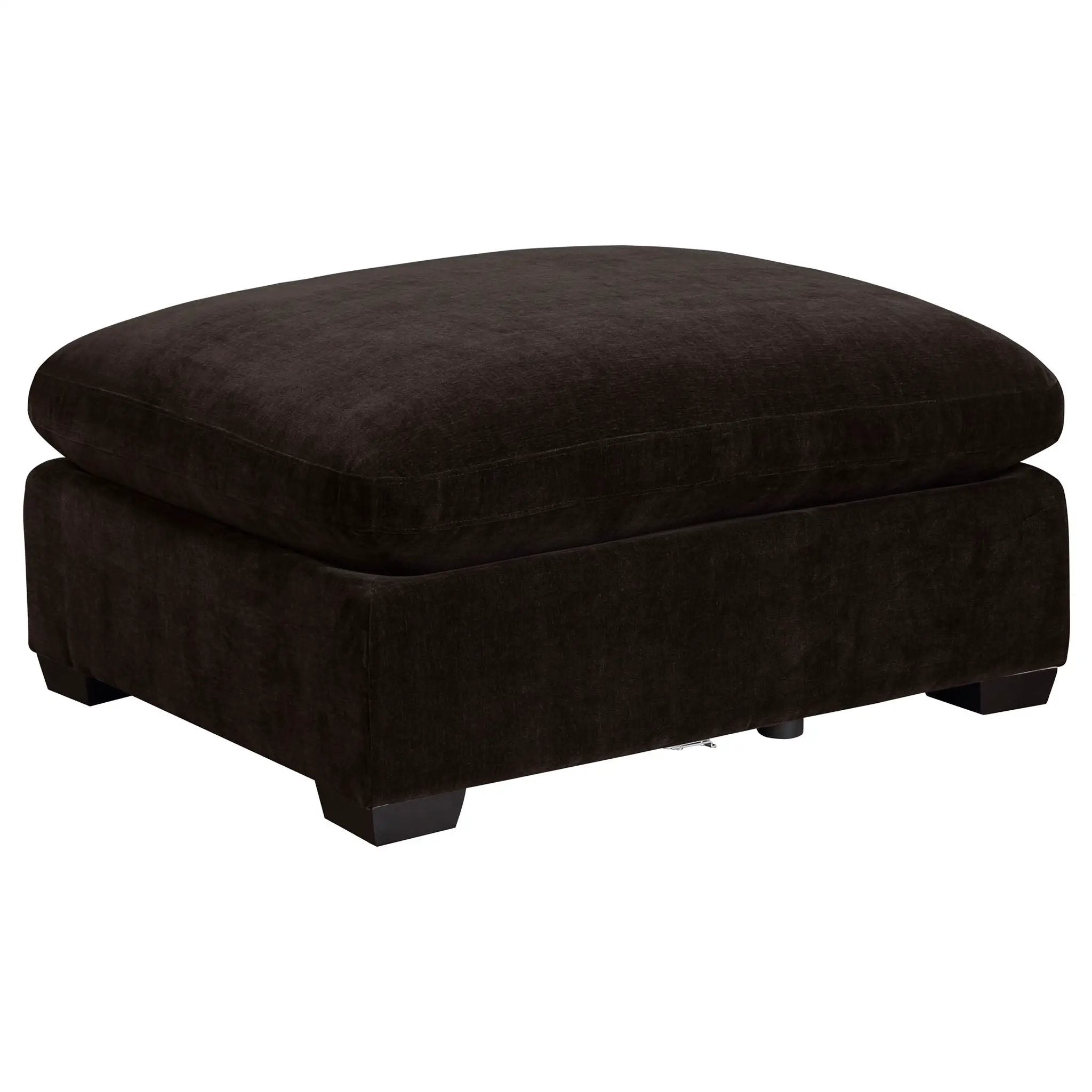 Lakeview Rectangular Upholstered Ottoman Dark Chocolate by Unique Piece Furniture