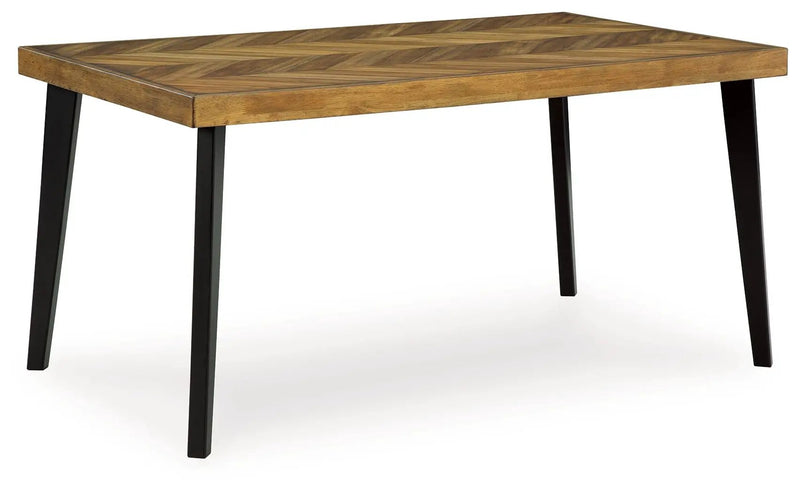 Blondon - Rectangular Drm Table Set (Set of 7) - Brown / Black by Unique Piece Furniture