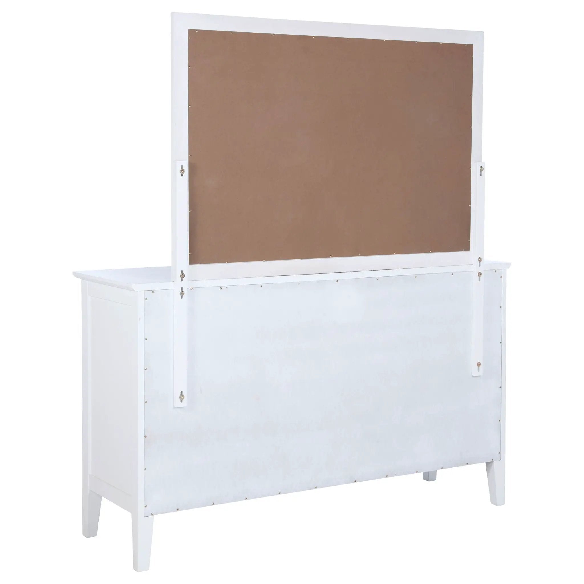 Bexhill 10-drawer Dresser and Mirror White by Unique Piece Furniture