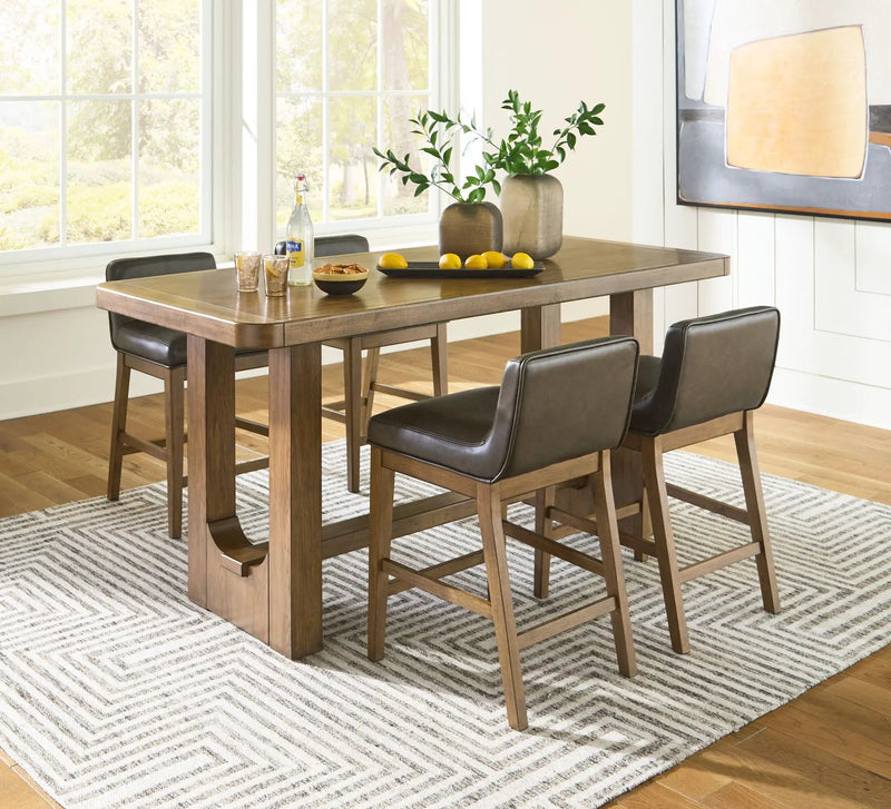Cabalynn - Rectangular Dining Room Counter Table Set by Unique Piece Furniture