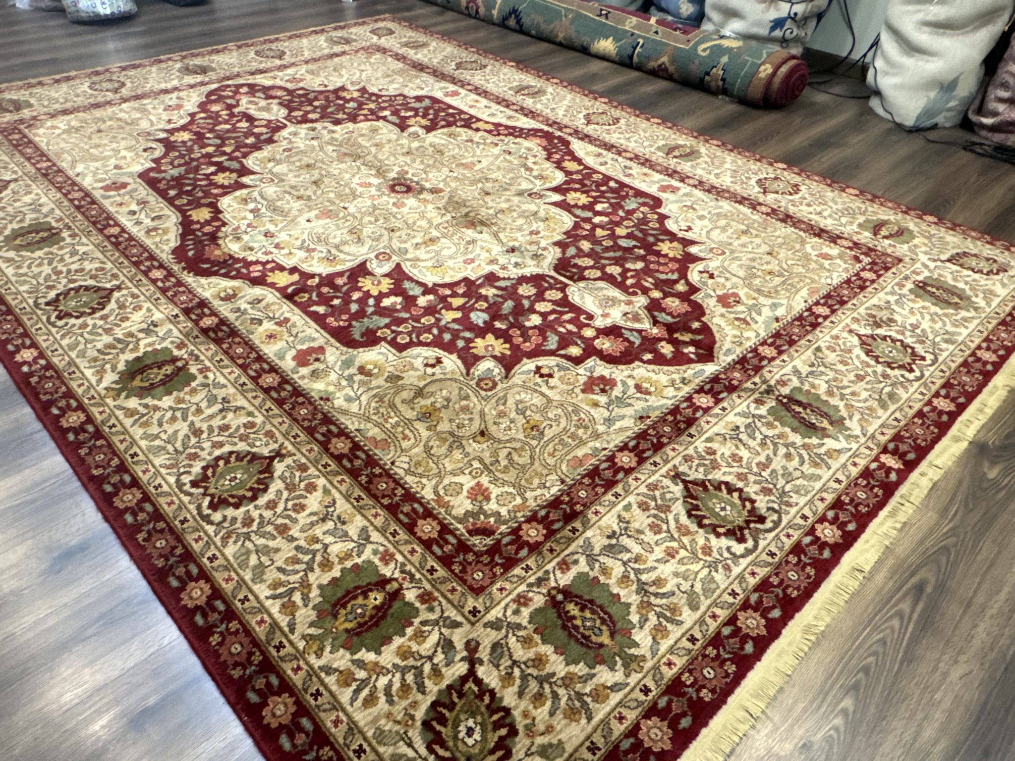 Karastan Rug 8.8 x 12, Antique Legends Royal Tabriz, Wool Pile, Vintage, Rare Design by Jewel Rugs