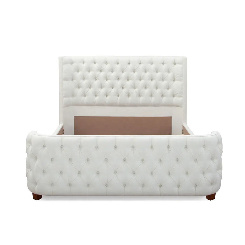 Brooklyn - Tufted Panel Bed Headboard And Footboard Set by HouseOfZazla