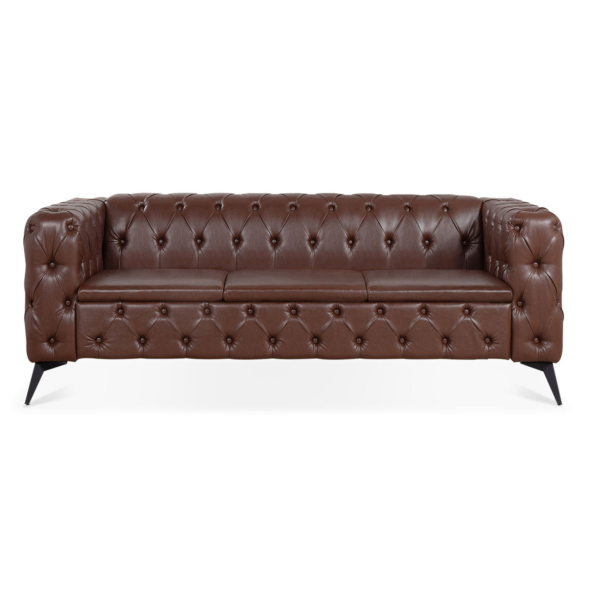 Square Arm Removable Cushion 3 Seater Sofa, photo 18 of 32