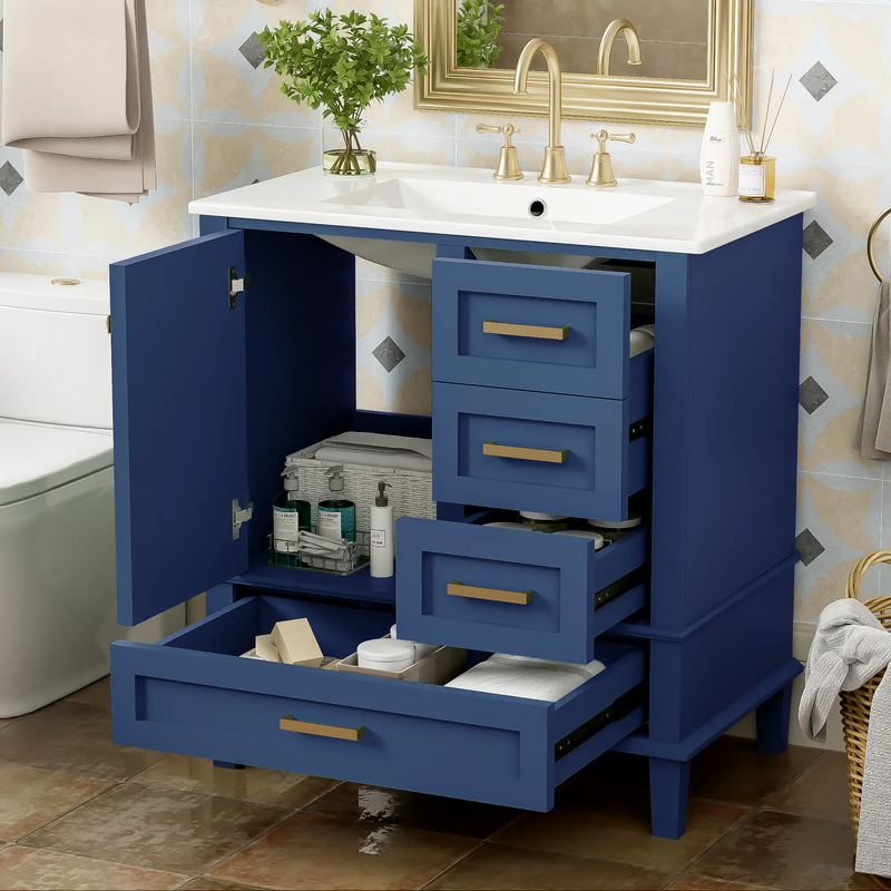 30" Bathroom Vanity with Sink Combo Set by HouseOfZazla