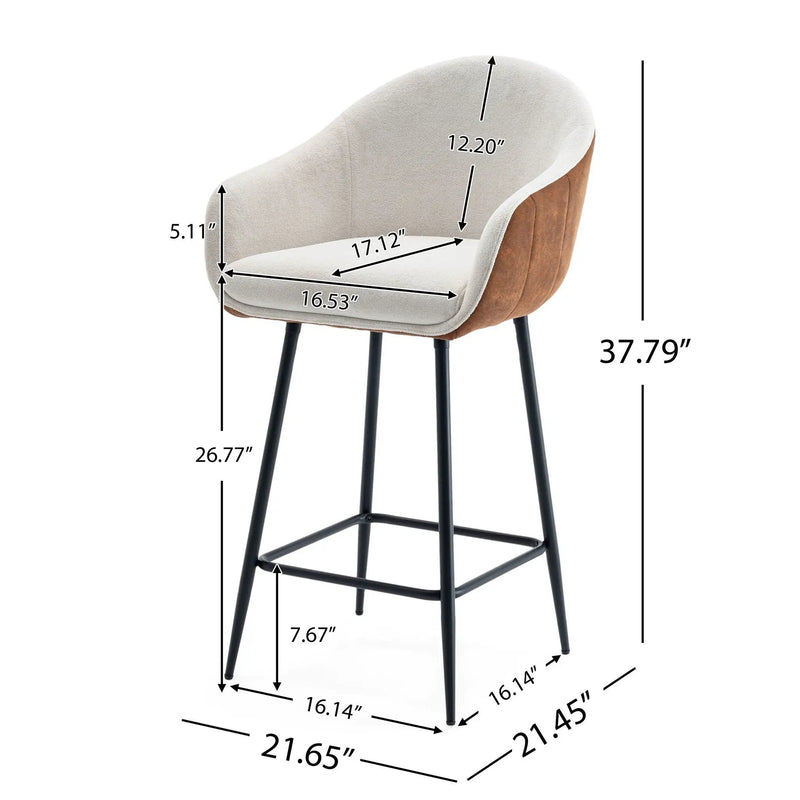 Modern Style Counter Height Bar Stools by HouseOfZazla