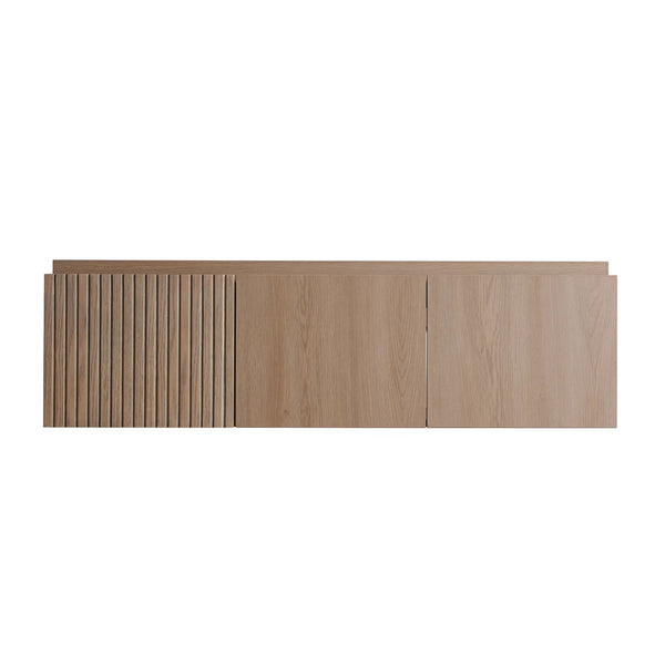 48" MURI Heidelberg Woodgrain Plywood Cabinet with Double Doors and One Drawer