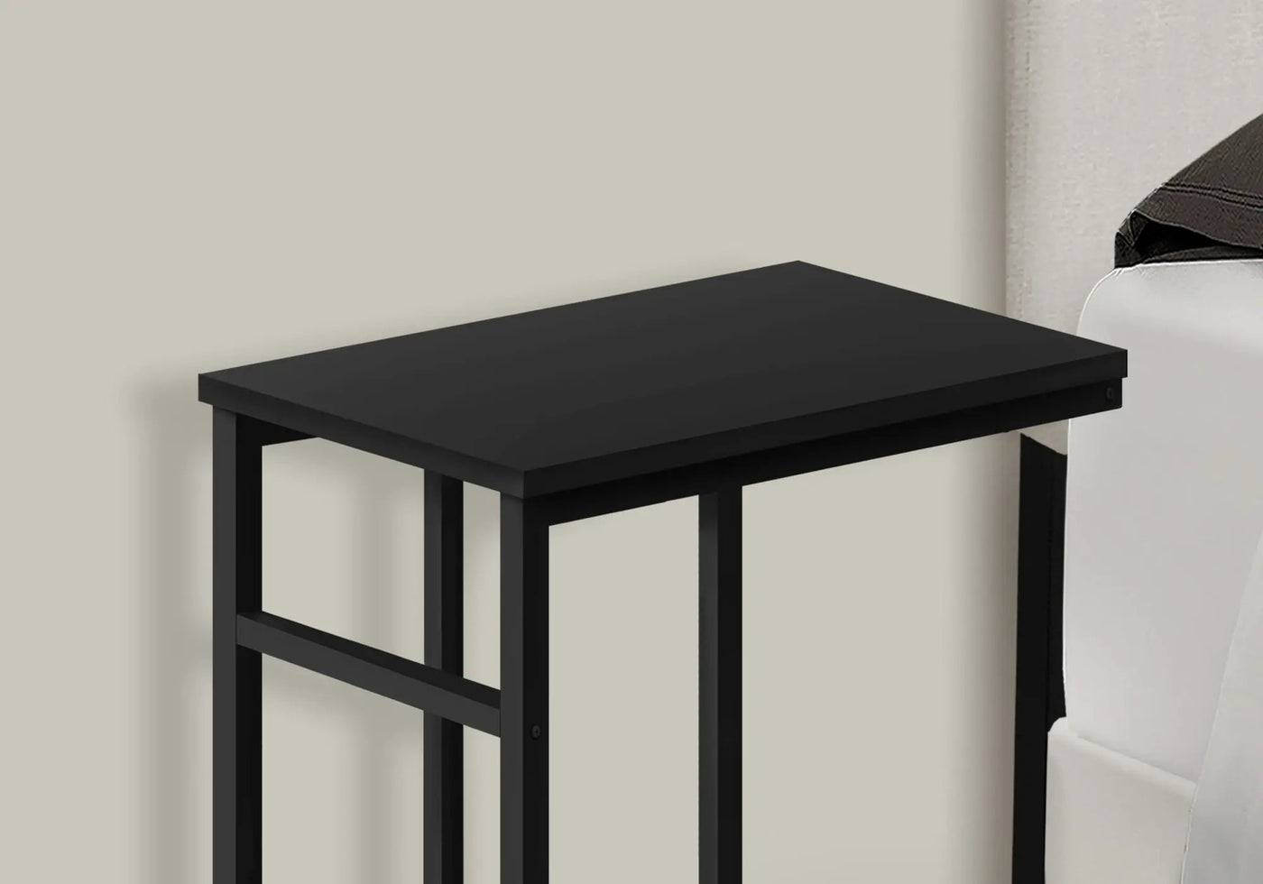 Accent Table, C-Shaped, Contemporary & Modern, Versatile Use by HouseOfZazla