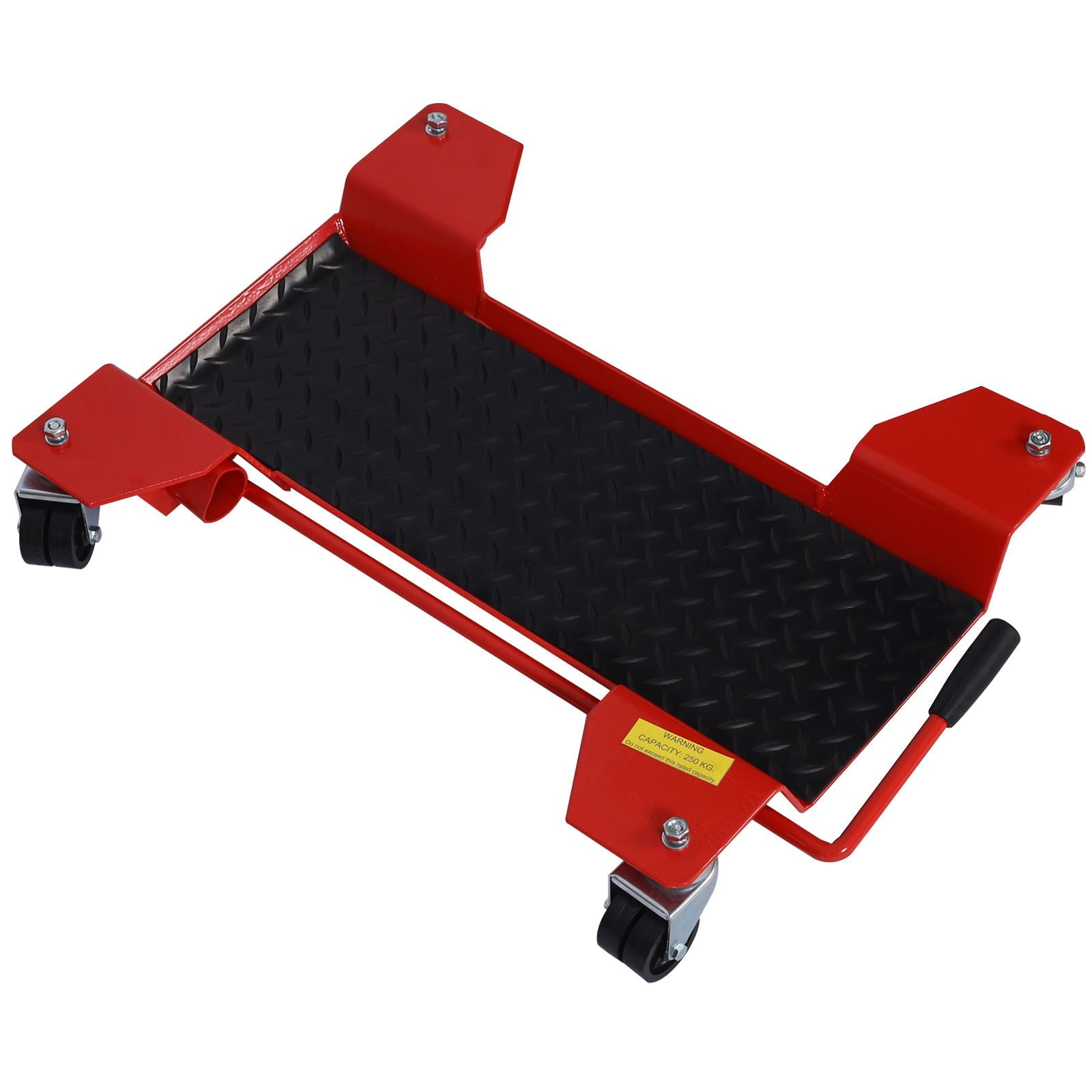 Metal Motorcycle Center Stand Move Dolly For Easy Bike Moving - Red by HouseOfZazla