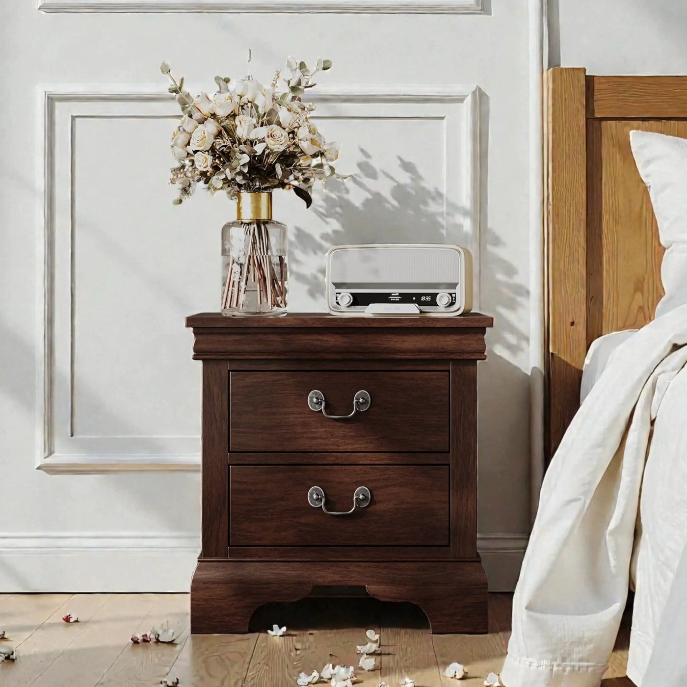 Nightstand With 2 Drawers by HouseOfZazla