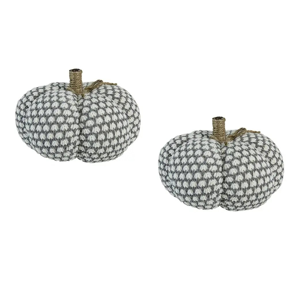 Knite Pumpkin Ornament Decor For Holiday Harvest Festival Fall Festival & Thanksgiving by HouseOfZazla