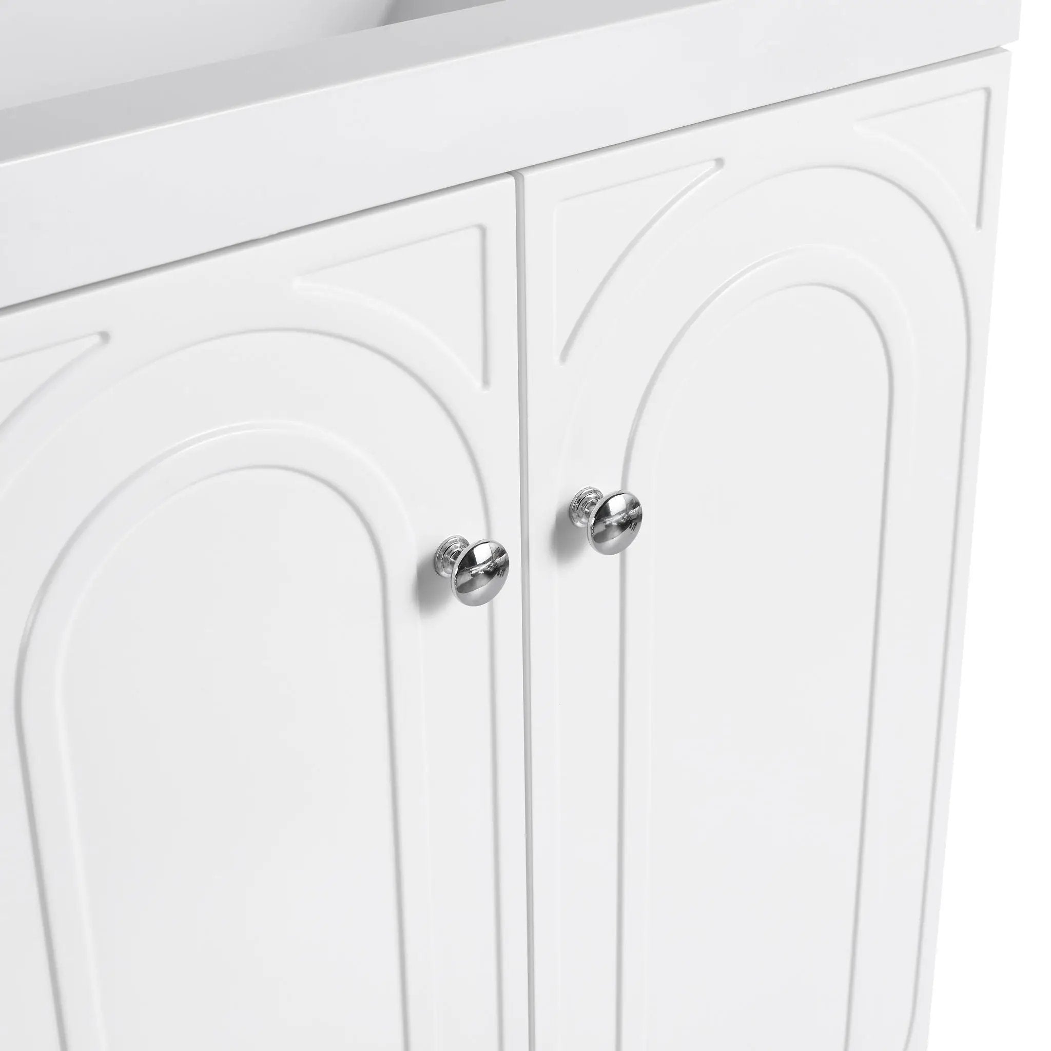 Modern Freestanding Bathroom Vanity With Soft Close Cabinet Doors