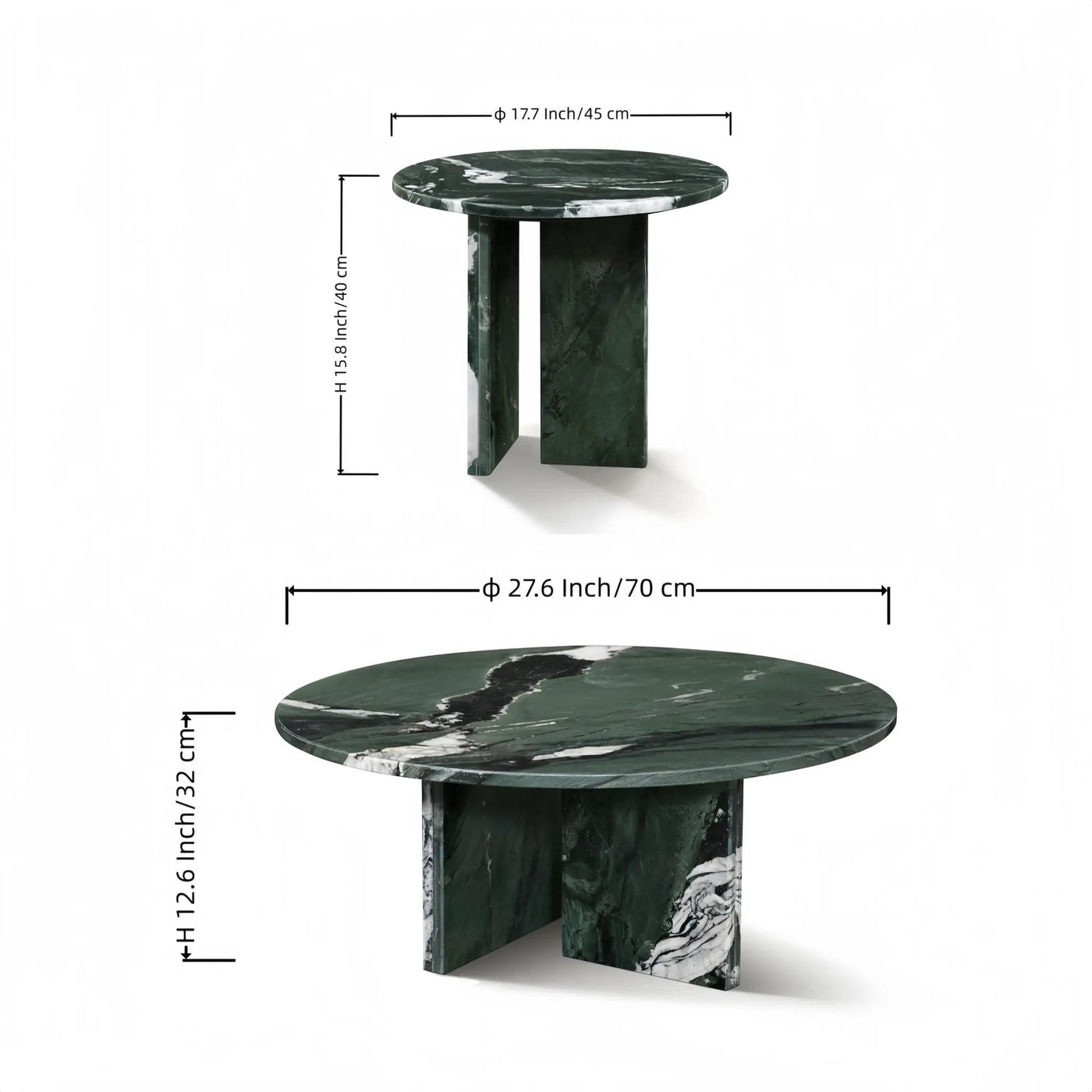 Elegant Coffee Duo Table Set by Unique Piece Furniture