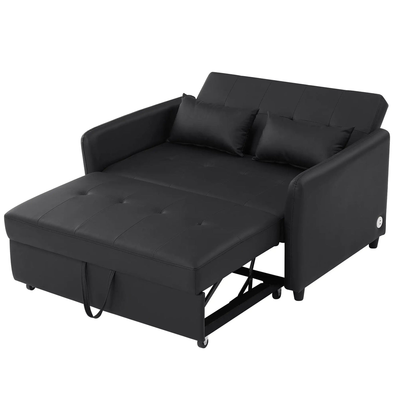 Convertible Sleeper Sofa Bed With 3 USB Ports by HouseOfZazla