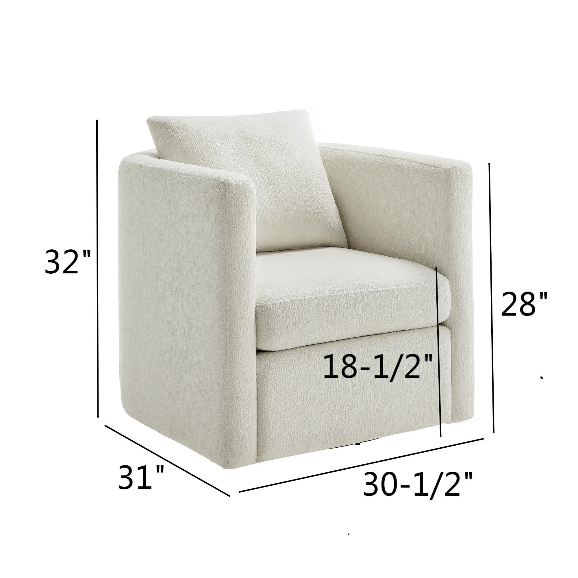 Sutton - Swivel Barrel Chair by HouseOfZazla