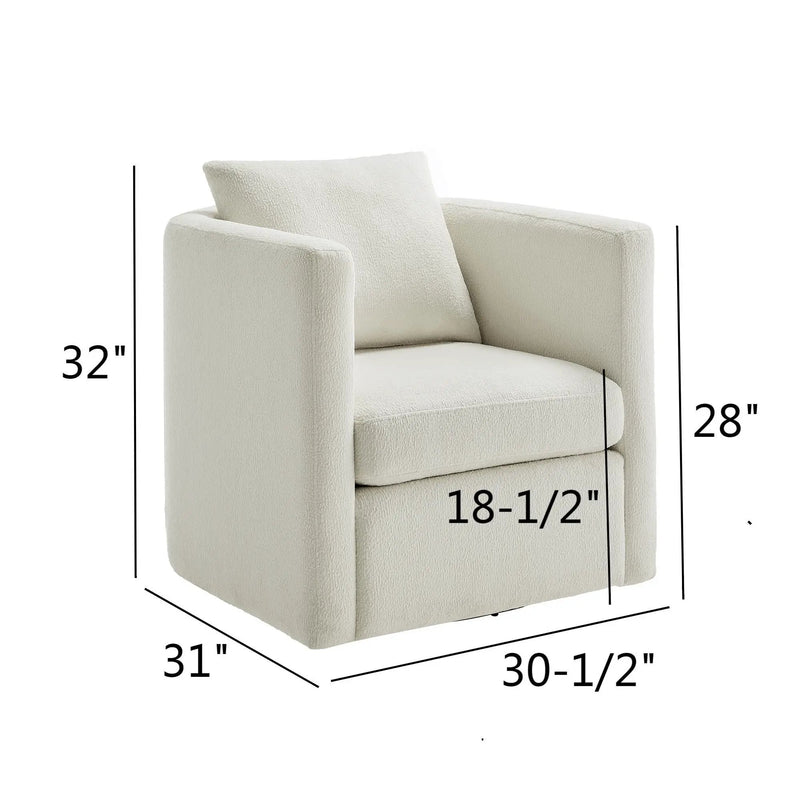 Sutton - Swivel Barrel Chair by HouseOfZazla