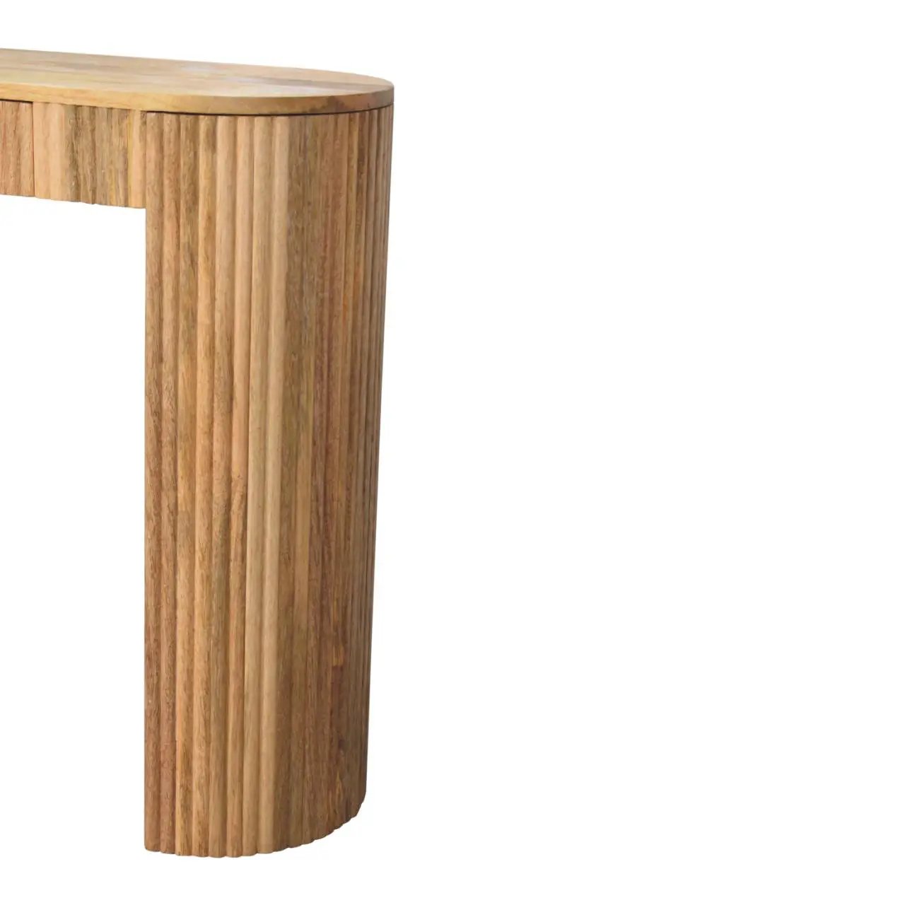 Solid Wood Soba Straight Console Table, 1-Drawer by HouseOfZazla