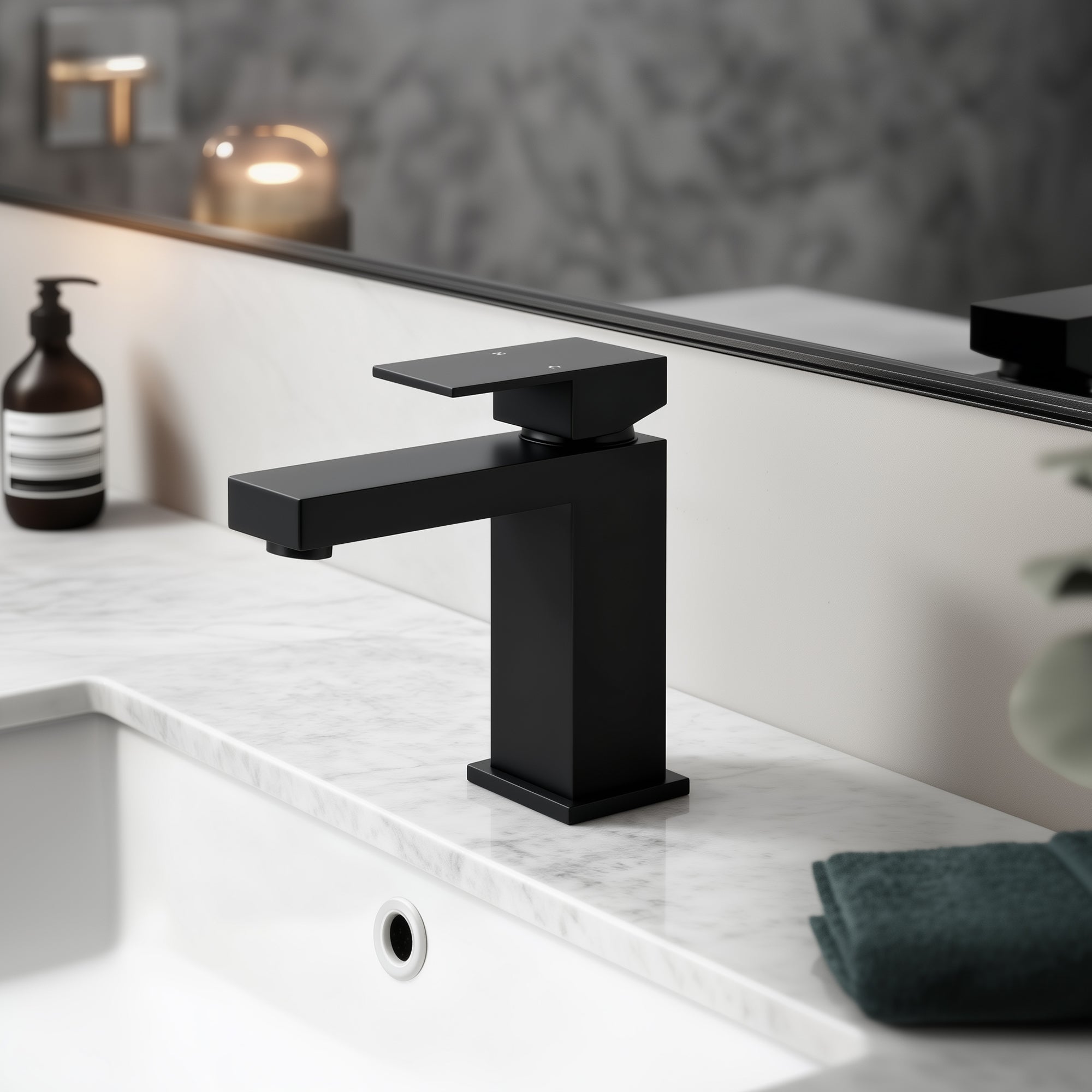 Single Handle Bathroom Faucet, Matte by HouseOfZazla