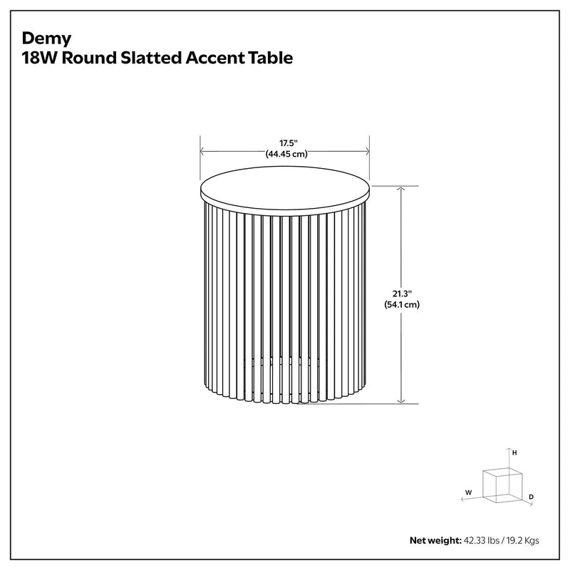 Demy - Handcrafted Metal Accent Table by Unique Piece Furniture