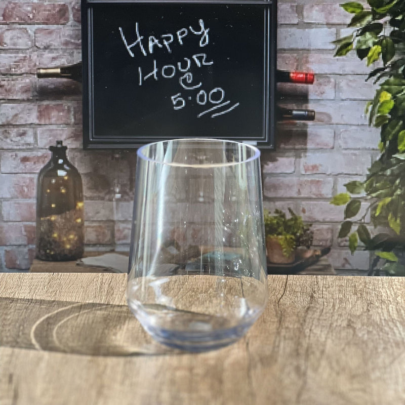 Tritan Lexington - Leadingware Unbreakable Wine Glass Plastic, 17Oz (Set of 4) - Clear by HouseOfZazla