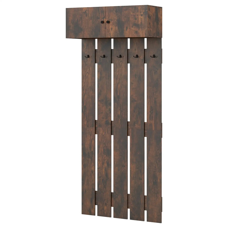 Entryway Wall Coat Rack Wall Mounted Coat Clothes Rack by DirectDeals