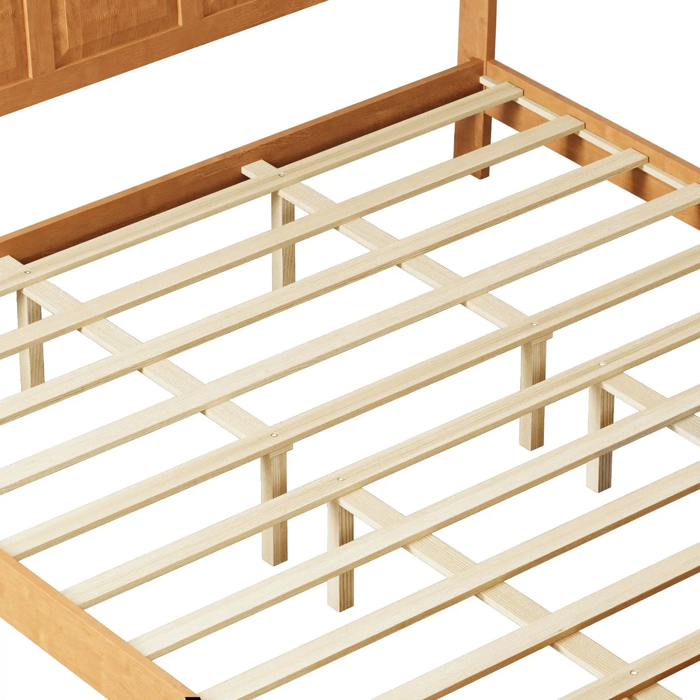 Sleigh Bed Frame With Tall Headboard And Storage Bench by HouseOfZazla