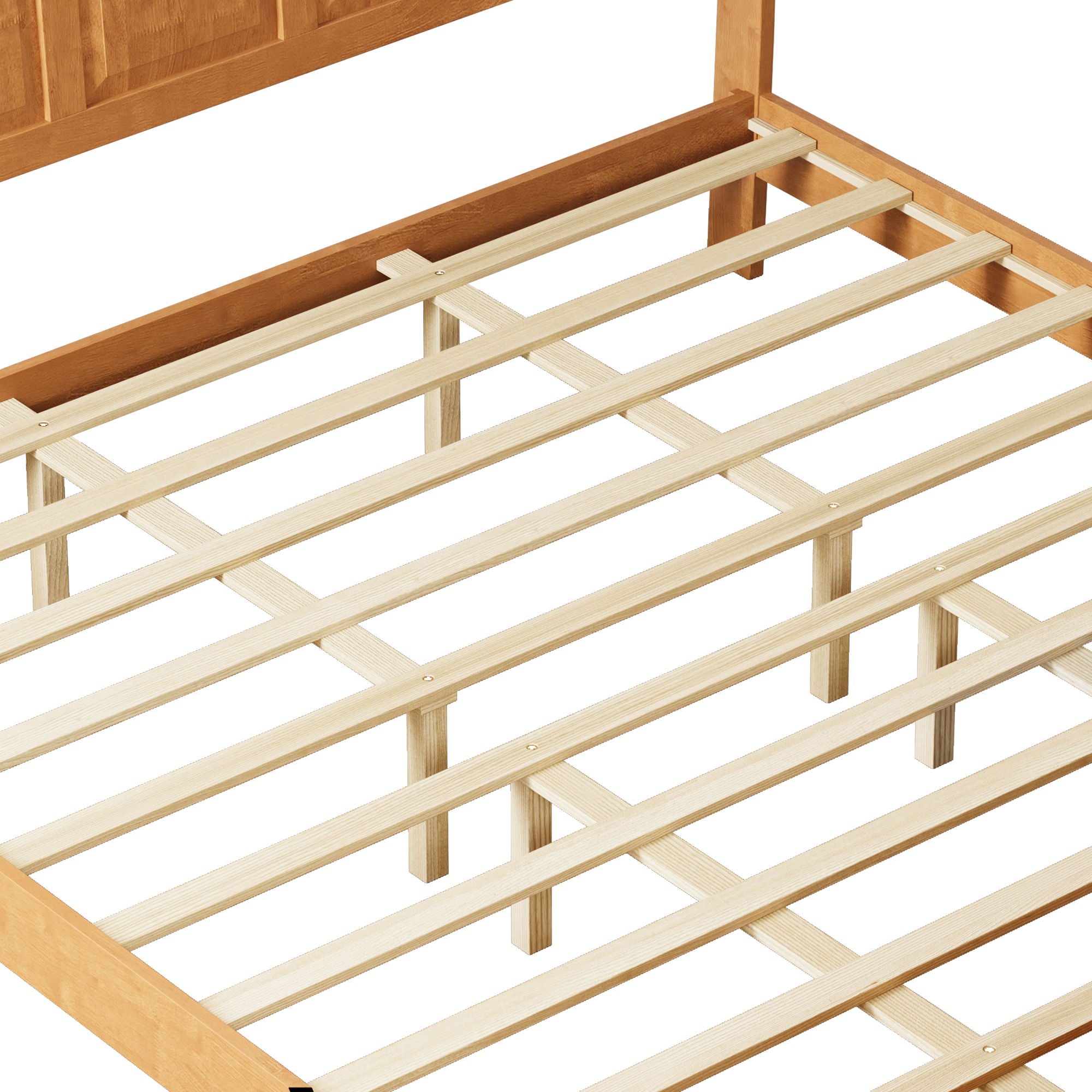 Sleigh Bed Frame With Tall Headboard And Storage Bench by HouseOfZazla
