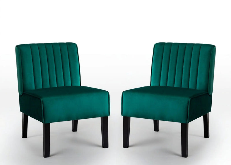 Reese - Mid-Century Modern Accent Chairs With Minimalist Design (Set of 2) by HouseOfZazla