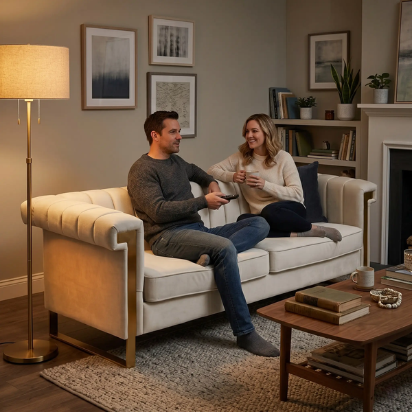 FX-P81-CW2 Modern Velvet Sofa, photo 2 of 10