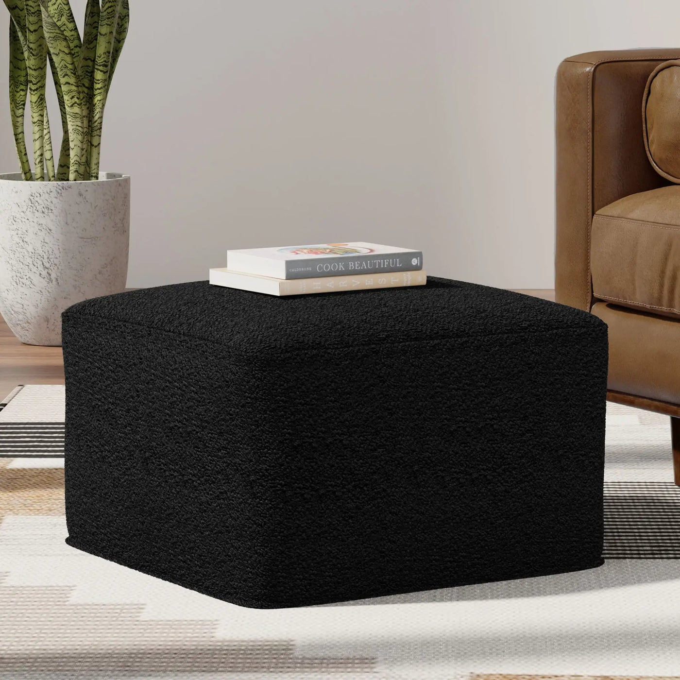 Chantal - Square Pouf by HouseOfZazla