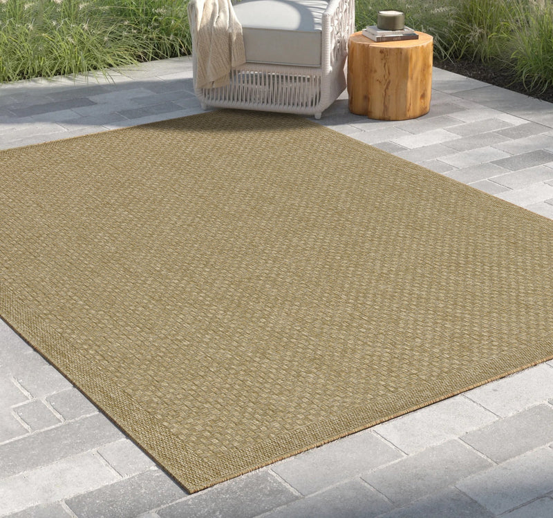 Earth GC_NTL1004 Jute/Jute Indoor/Outdoor Area Rug by HouseOfZazla