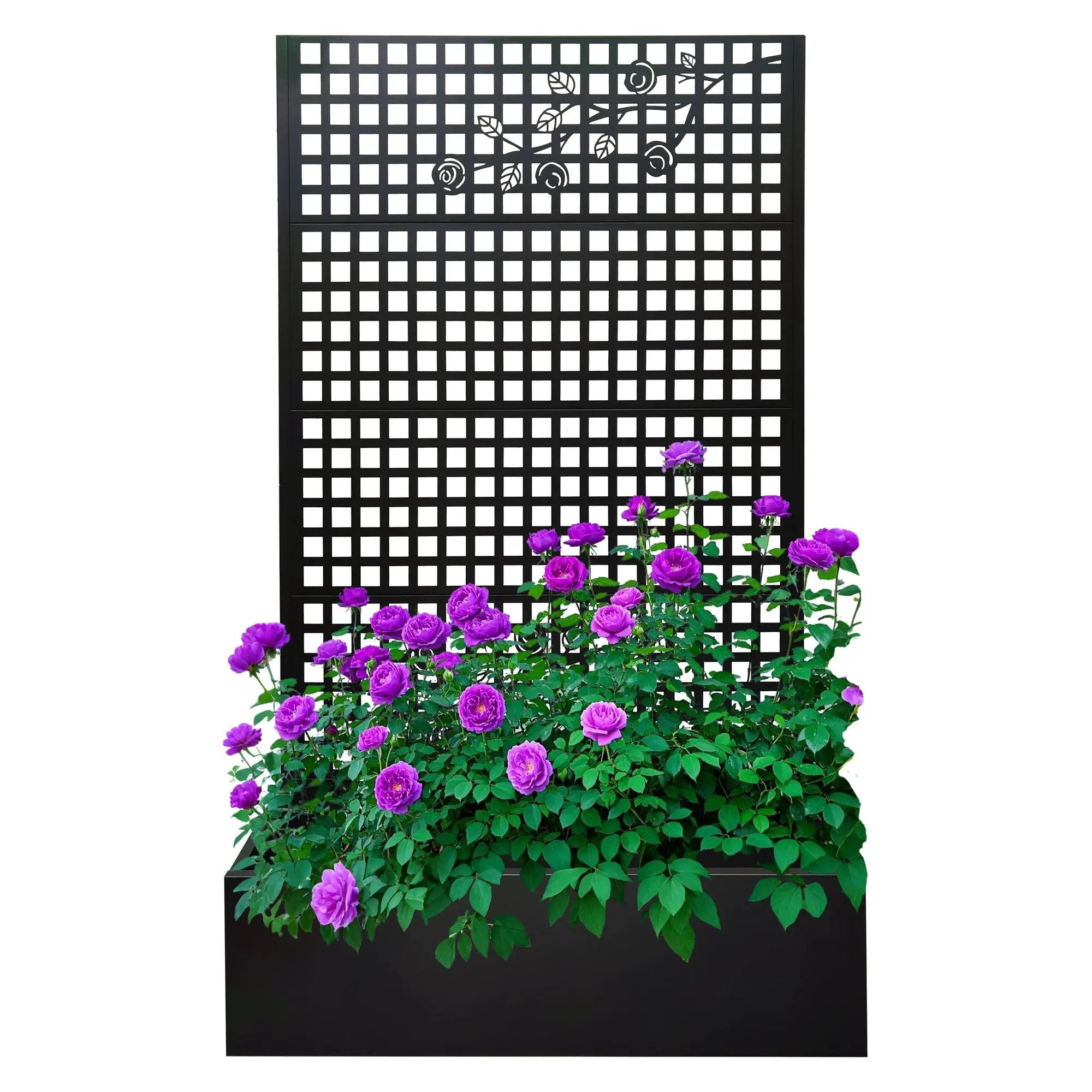 Metal Planter Box with Trellis by HouseOfZazla