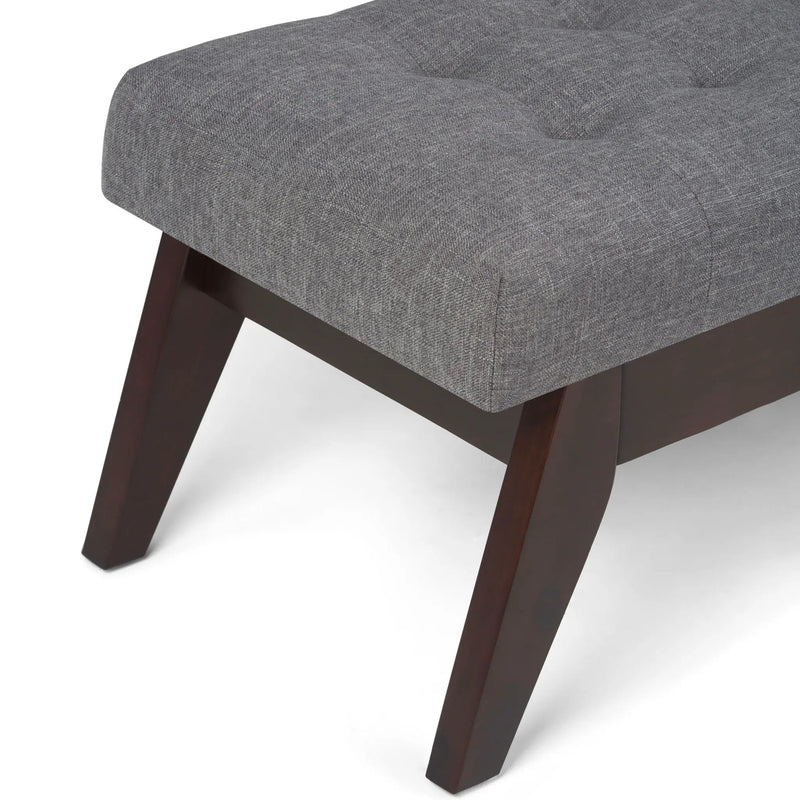 Draper - Upholstered Mid Century Tufted Ottoman Bench by Unique Piece Furniture