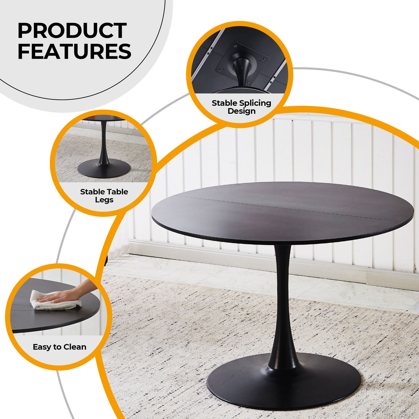 Tulip Special Dining Table by Unique Piece Furniture