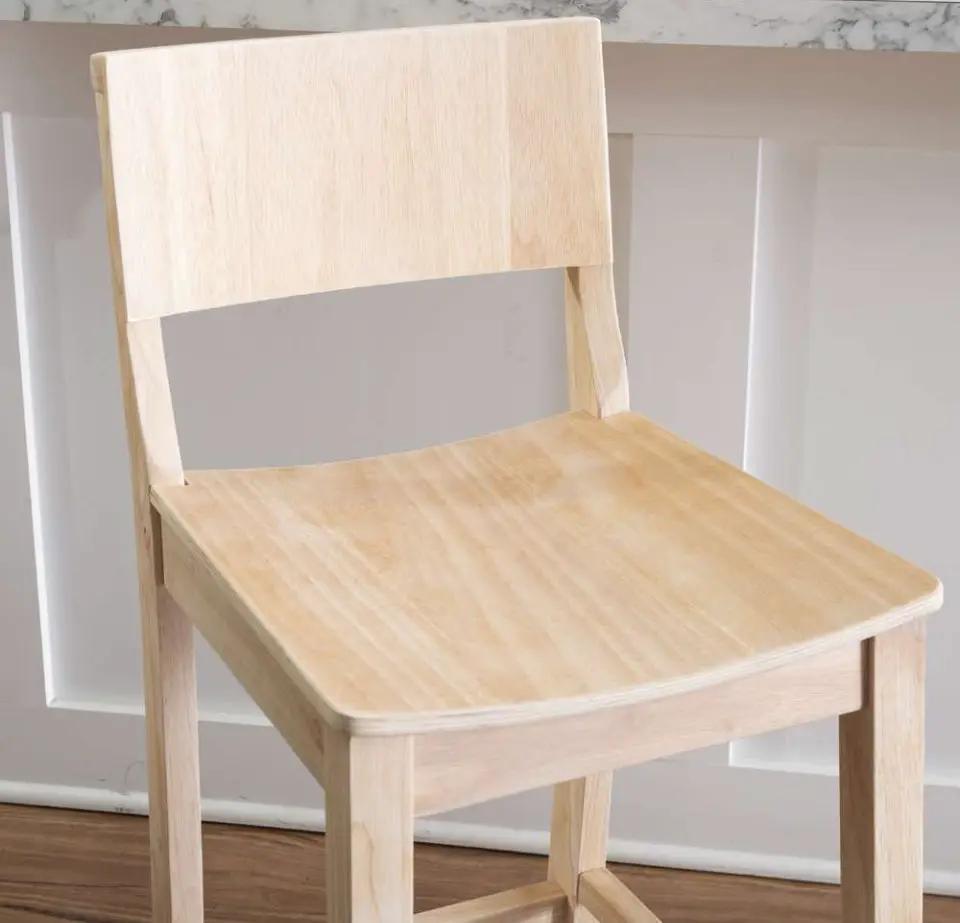 LINON HOME DECOR - DEVIN COUNTER STOOL UNFINISHED (SET OF 2) - CS279UNF02KD by Selzalot
