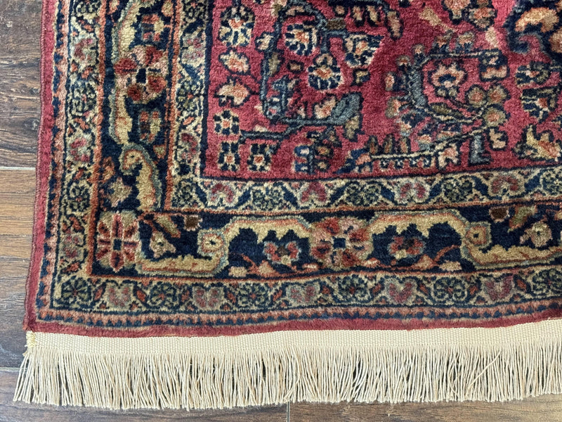 Persian Sarouk Rug 3x5, Antique Persian Carpet by Jewel Rugs