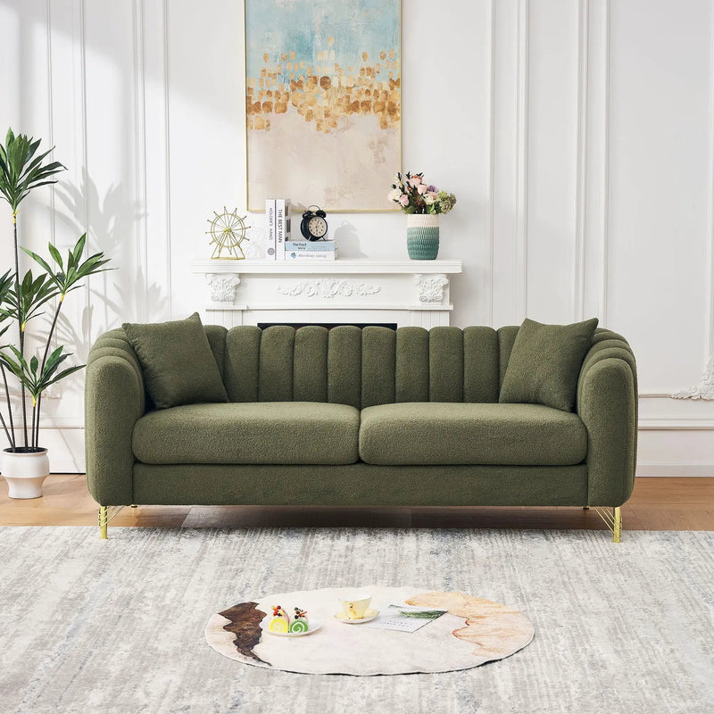 Tufted Oversized Sofa For Living Spaces by Unique Piece Furniture