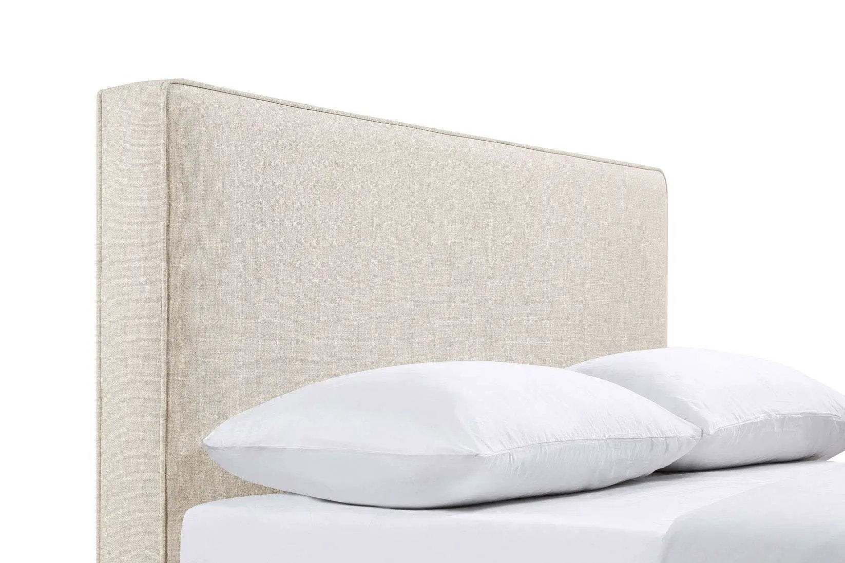Kosmo Upholstered Queen or Full Panel Headboard Sand by Unique Piece Furniture