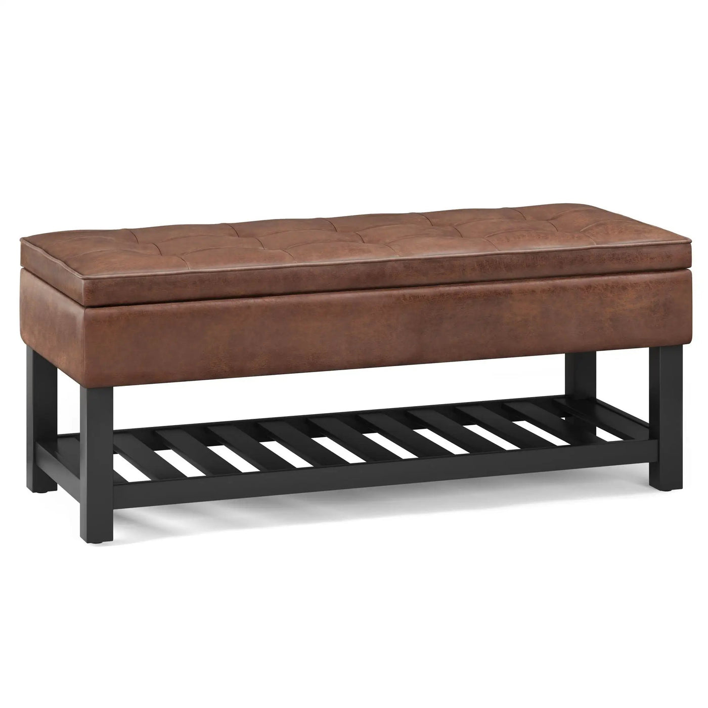 Cosmopolitan - Storage Ottoman Bench With Open Bottom by HouseOfZazla