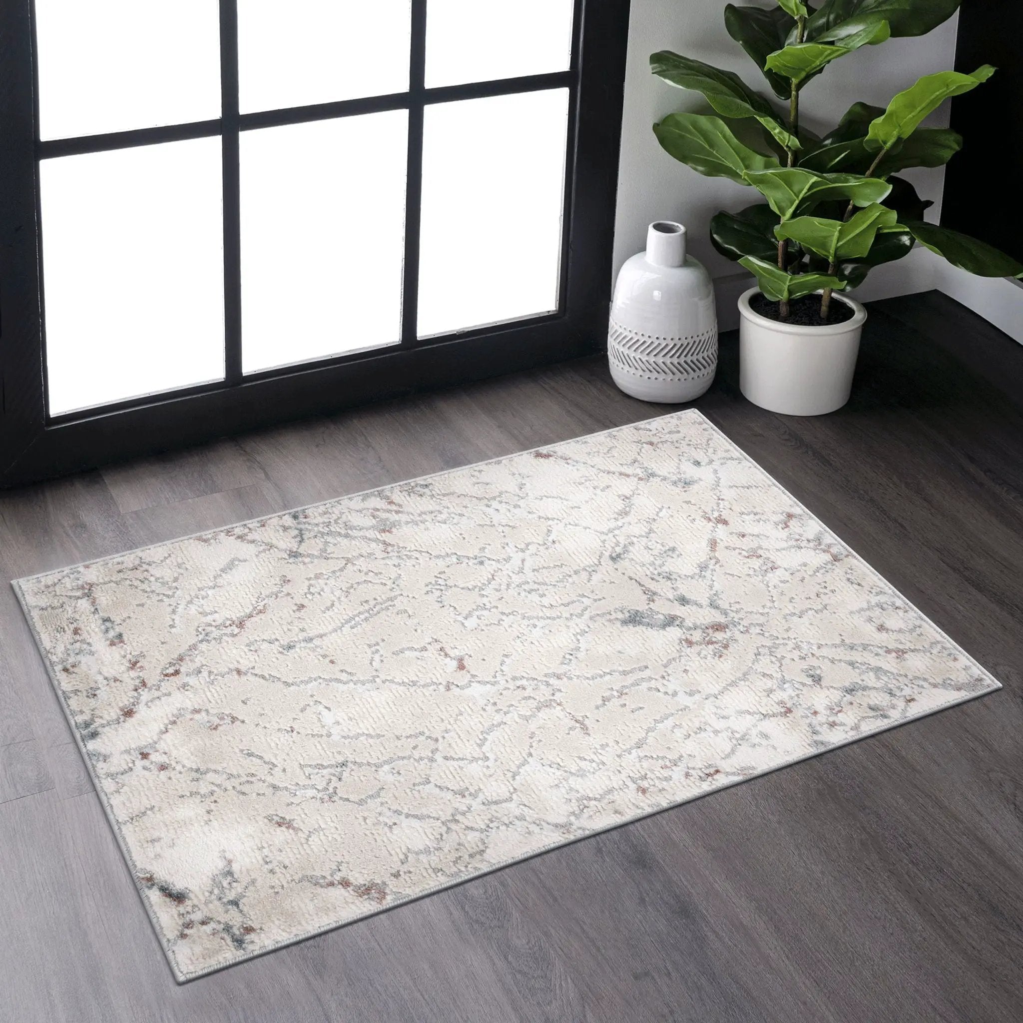 Marfi - 2' X 3' Contemporary Area Rug - Multi by Unique Piece Furniture