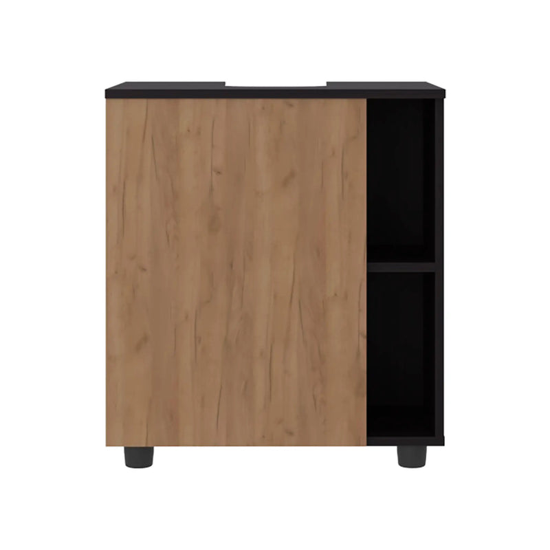 Under Sink Storage 24.4" H, 1 Door, 4 Shelves, 4 Legs by HouseOfZazla