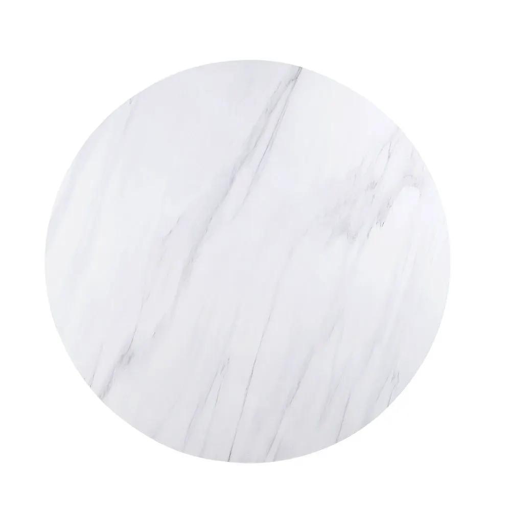 Gerardo - Dining Table - White Marble Top & Weathered Espresso by Unique Piece Furniture