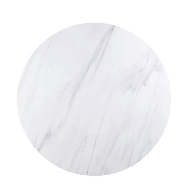 Gerardo - Dining Table - White Marble Top & Weathered Espresso by Unique Piece Furniture