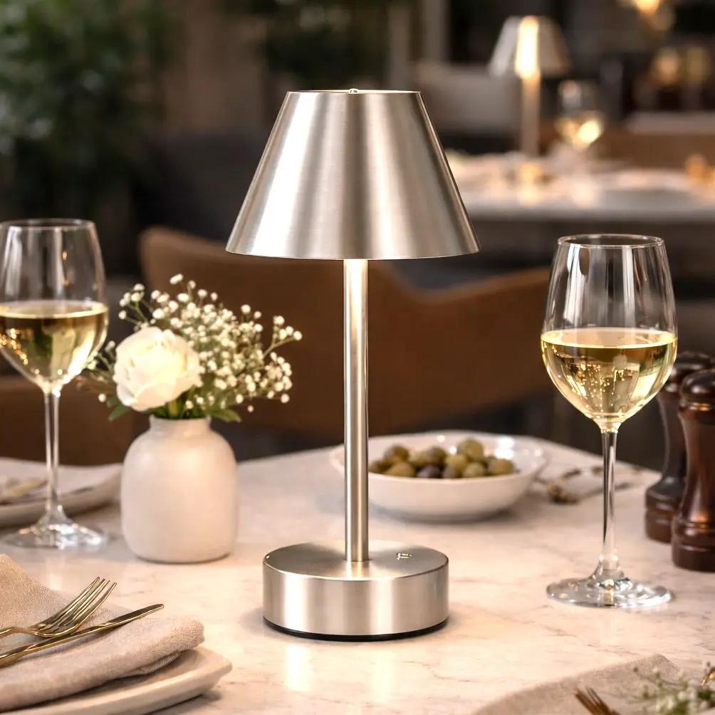 Elegance Rechargeable LED Table Lamp LED Touch Switch by HouseOfZazla
