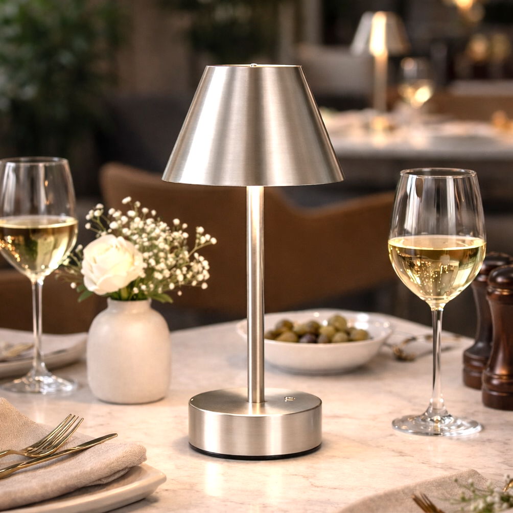 Elegance Rechargeable LED Table Lamp LED Touch Switch by HouseOfZazla