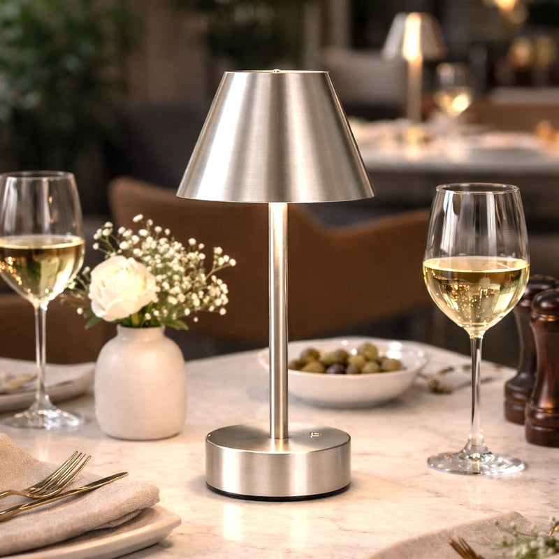 Elegance Rechargeable LED Table Lamp LED Touch Switch by HouseOfZazla